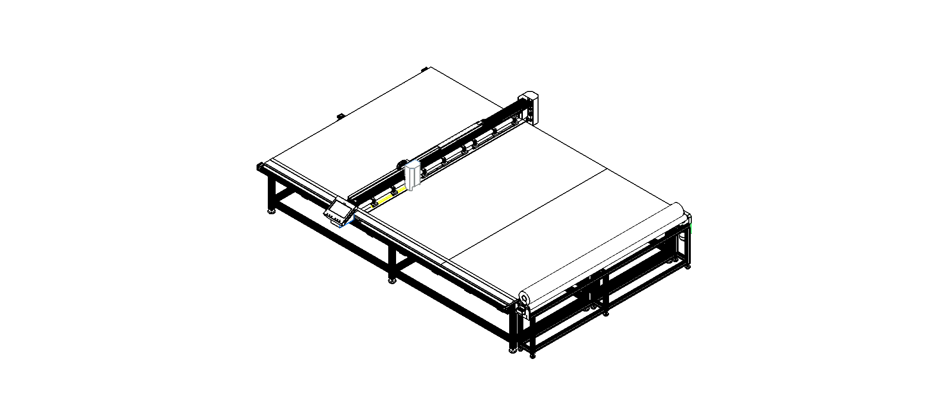 QCM-5300 - Teknik Tekstil Kesim Makinesi