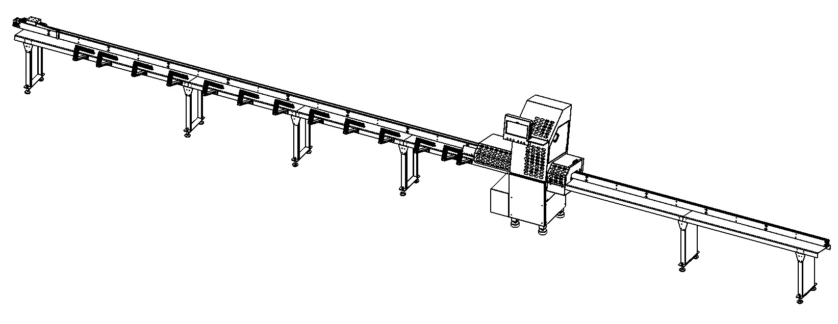 RQ-6500TM - Panjur Çelik Sekizgen Boru Kesim Makinesi